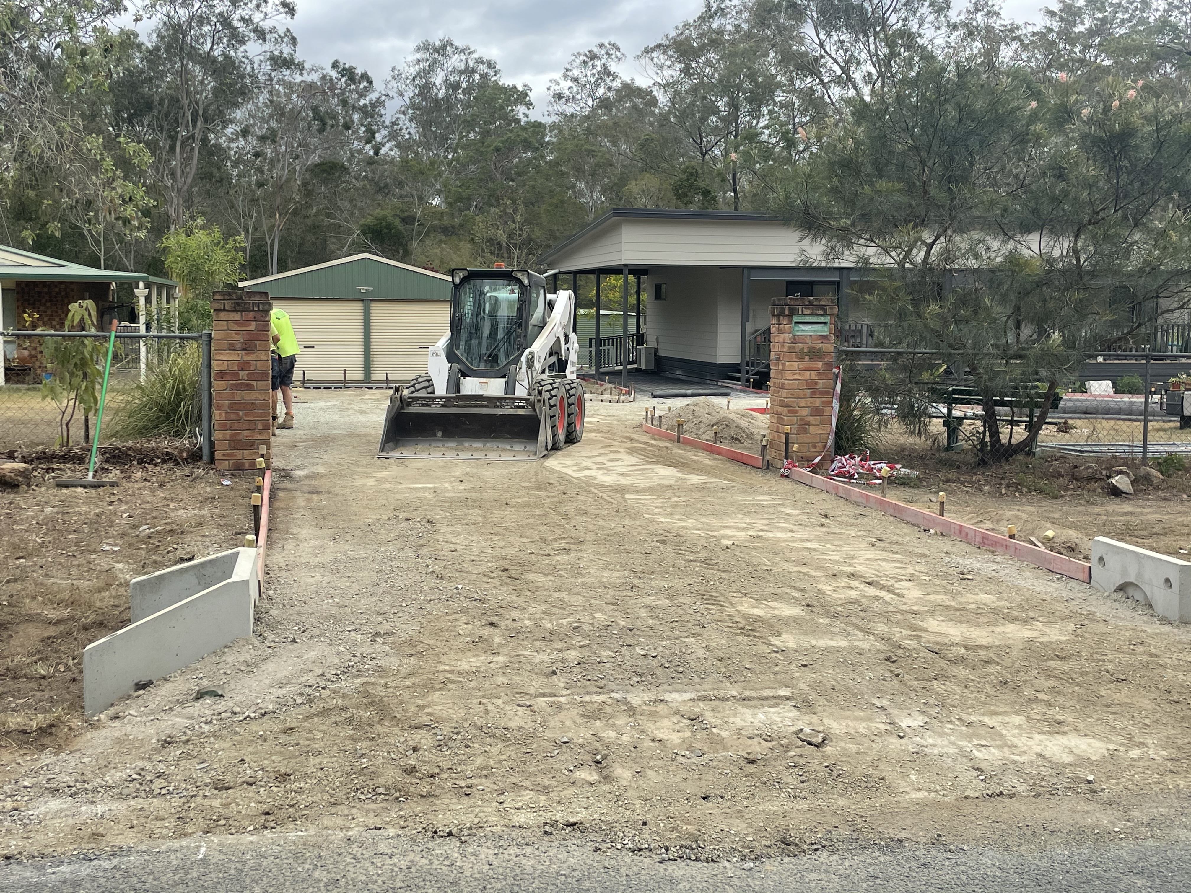 Concrete Driveway before