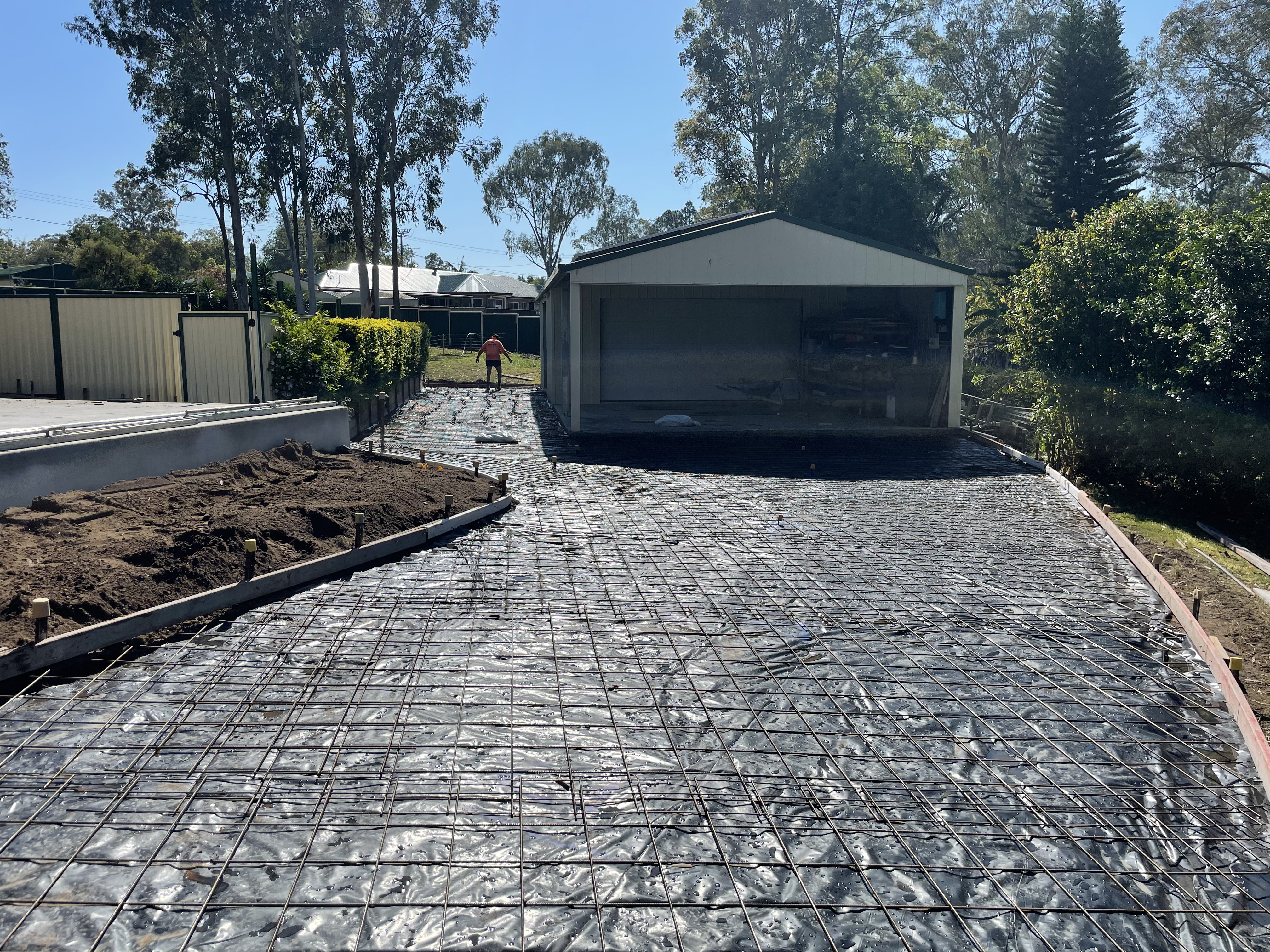 Driveway in progress