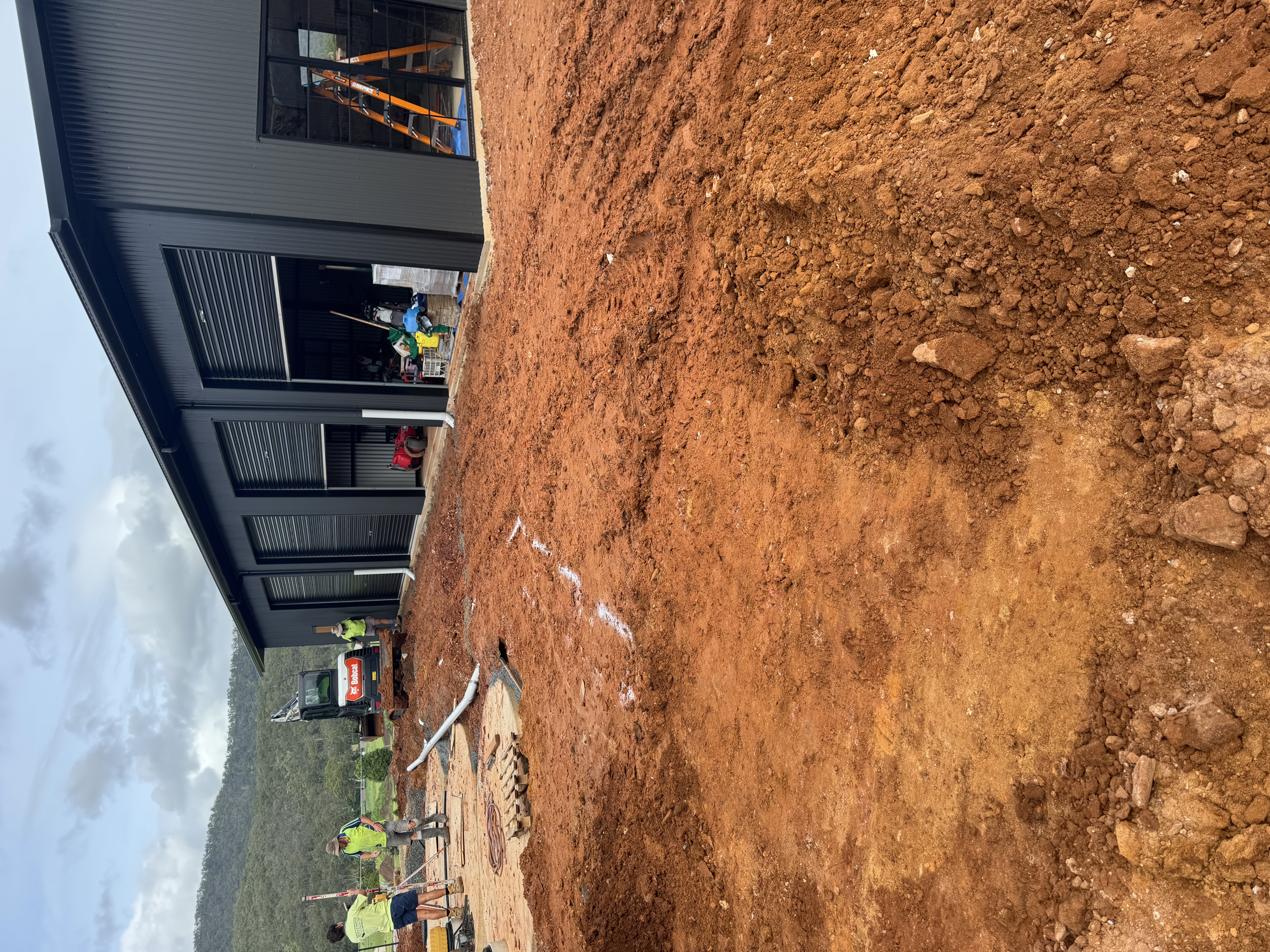 Driveway before